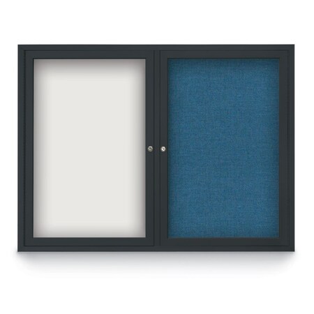 United Visual Products Corkboard, Cinnabar/Gold, 72" X36" UV406-GOLD-CINNABA